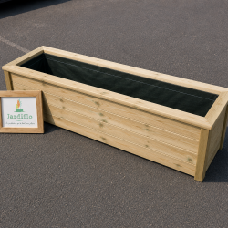 Jardinière rectangle 180x45x40