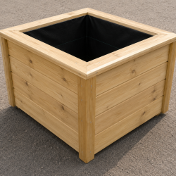 Jardinière carrée 60x60x40