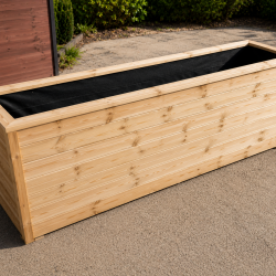 Jardinière rectangle 180x50x70