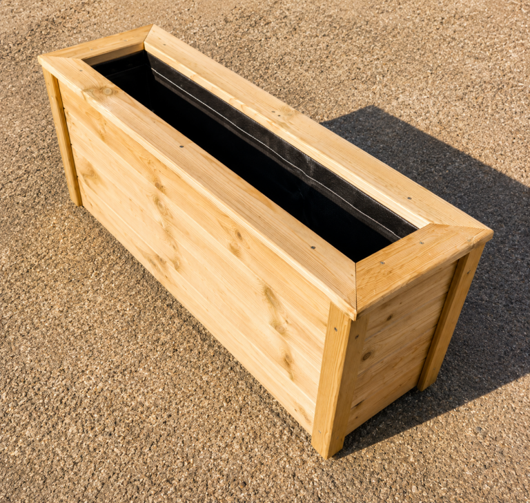 Jardinière rectangle extérieure 90x35x50
