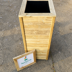 Jardinière colonne 50x50x100