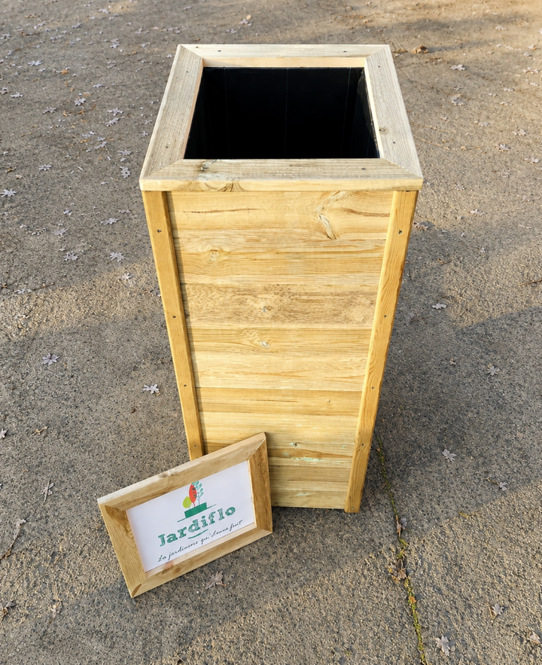 Jardinière colonne 50x50x100
