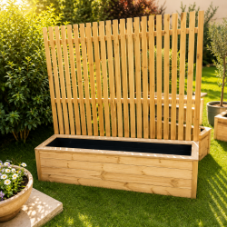Jardinière pare-vue 180x45x40