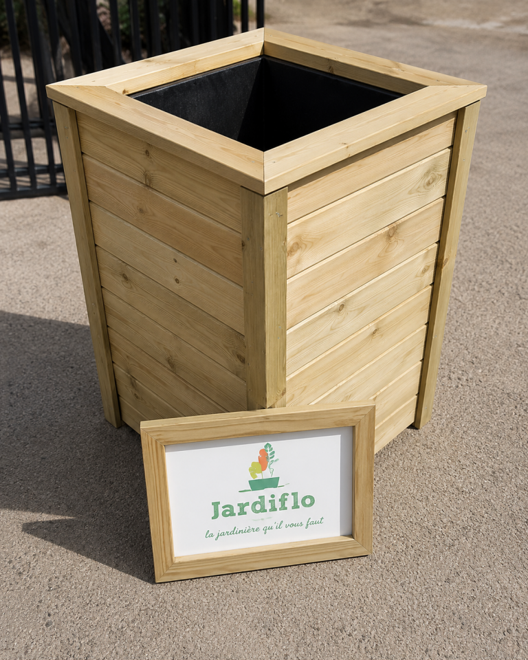 Jardinière colonne 50x50x80