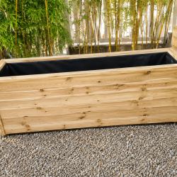 Jardinière bambou 180x50x60