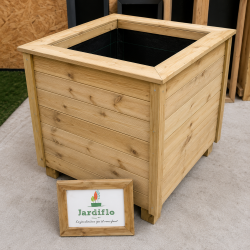 Jardinière carrée 90x90x90