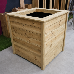 Jardinière cube 90x90x100