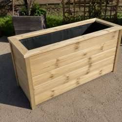 Jardinière rectangle haute 120x50x70