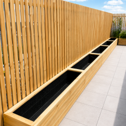 Jardinière pare-vue 220x45x40