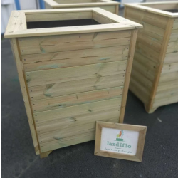 Jardinière carrée 80x80x100