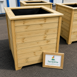 Jardinière carrée 80x80x100