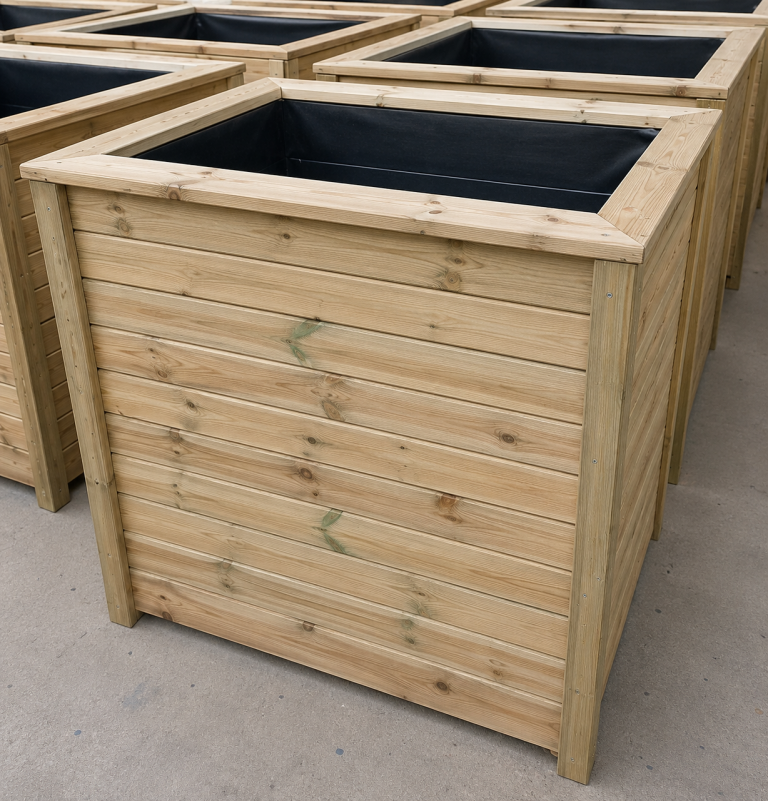 Jardinière haute 100x60x120