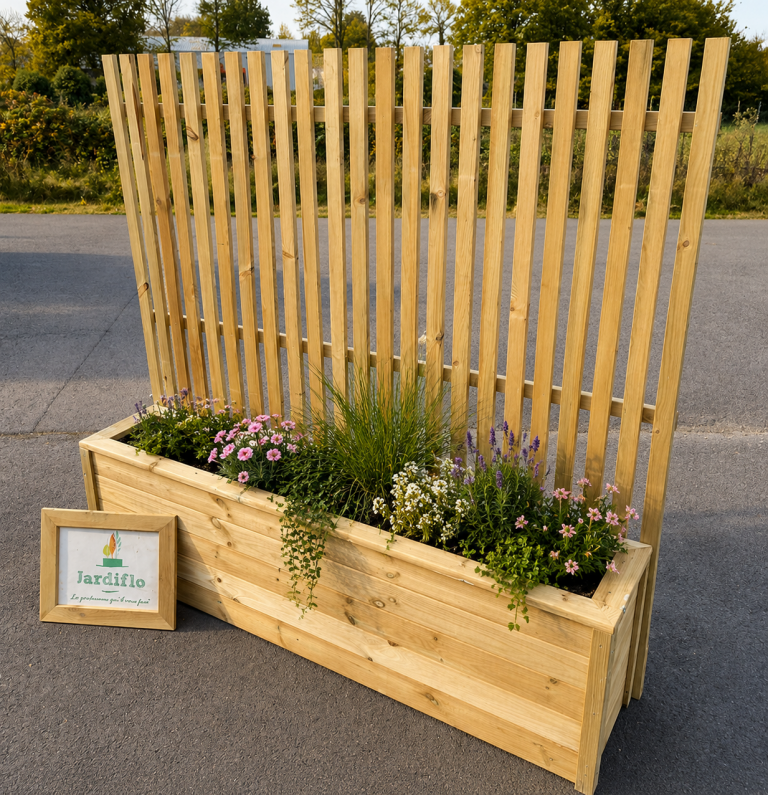 Jardinière pare-vue 150x35x50