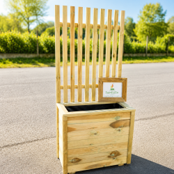 Jardinière pare-vue 90x35x70