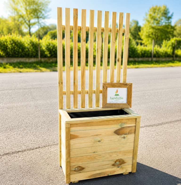 Jardinière pare-vue 90x35x70
