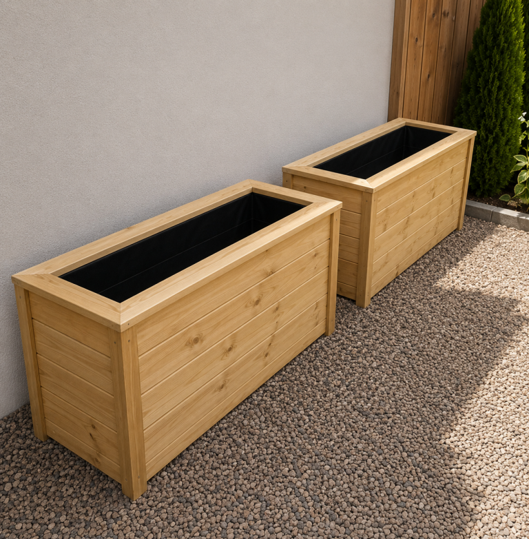 Jardinière rectangle 120x40x60