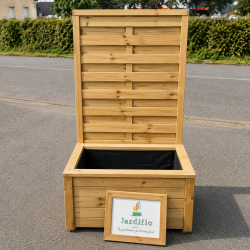 Jardinière 90x45x40 + claustra