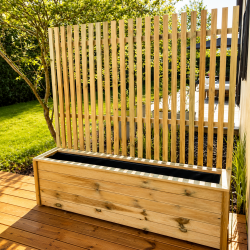 Jardinière brise-vue 180x50x50
